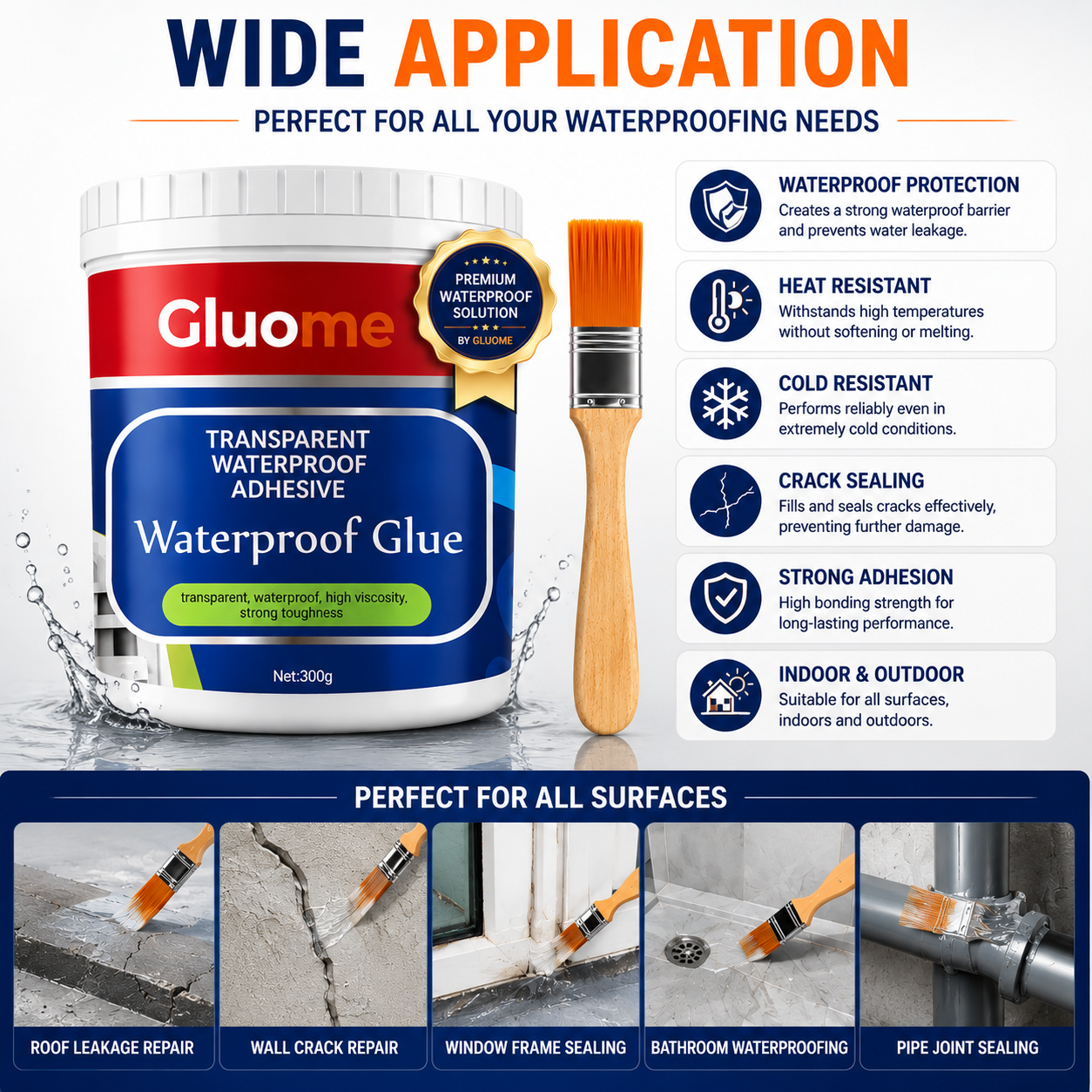 Gloume Premium LeakShield Pro™ Waterproof Seal Glue