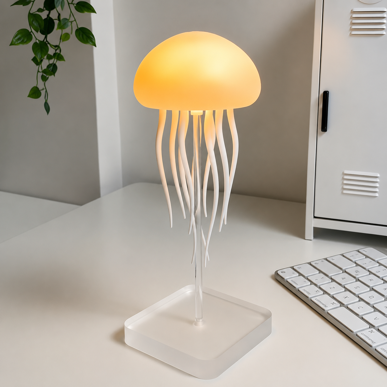Gluome Rechargeable Jellyfish Night Light